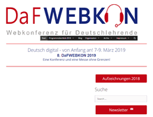 Tablet Screenshot of dafwebkon.com